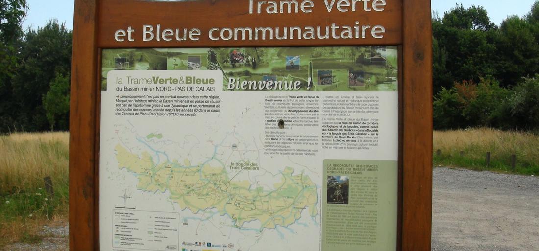 Trame verte et bleue à Leforest