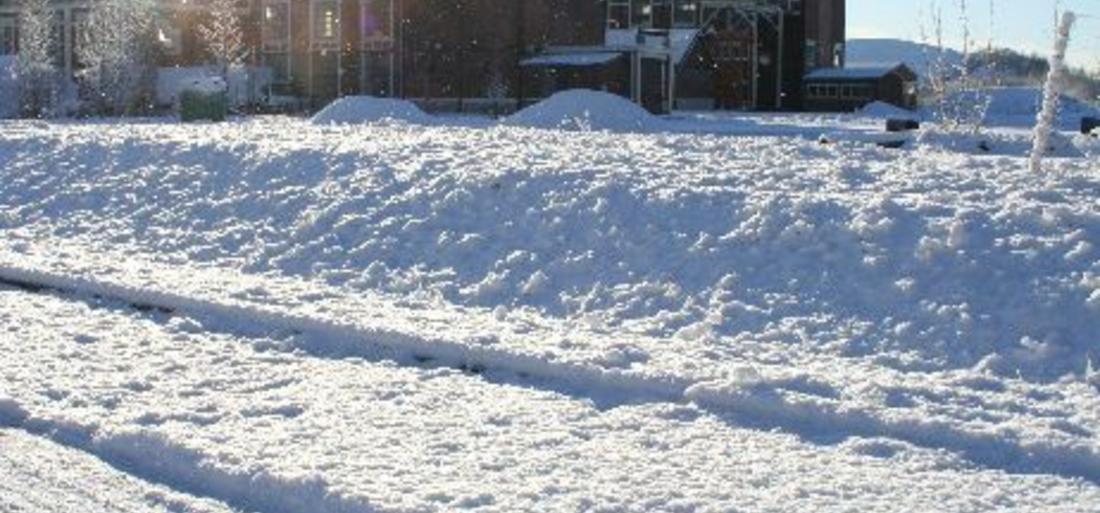 Le 9-9bis à Oignies sous la neige