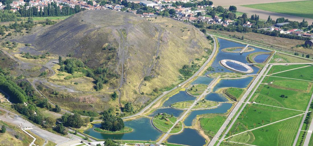 Le Parc des île vu du ciel